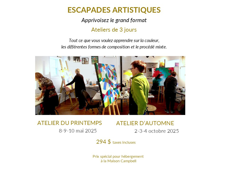 Annonce du cours Grands Formats